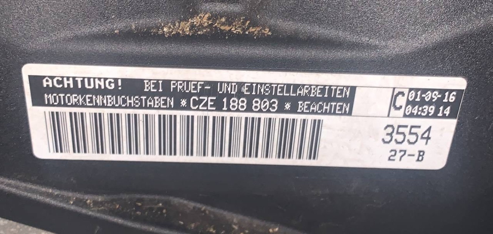 Двигатель Volkswagen CZE CZEA 1.4 Passat B8, фото 8, артикул 302972441